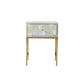 Personalized Bone Inlay Bedside Table Home Decor Purpose Attractive Design Beautifully Crafted Bedside Table