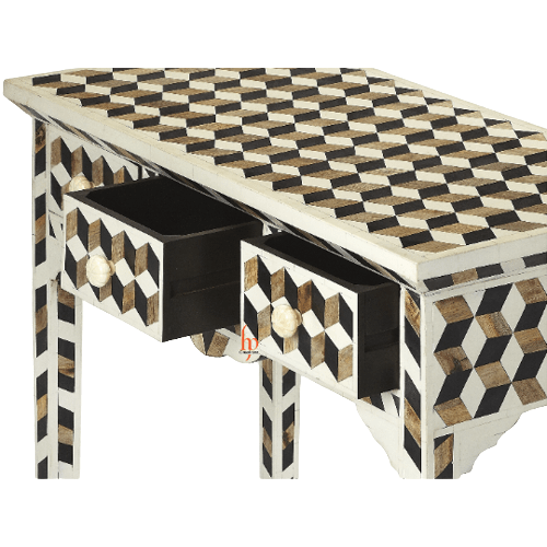 Personalized Mother Of Pearl Inlay Beautiful Console Home Decor Purpose Beautiful Traditional Indian Design
